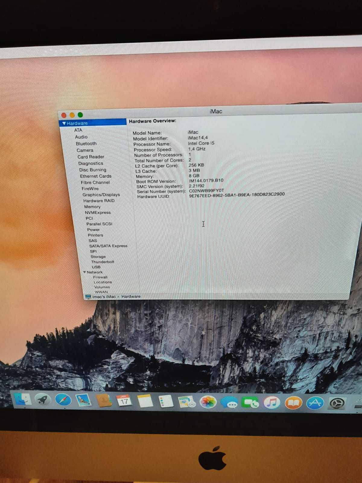 Apple Imac 14.4 24 cale + mysz + klawiatura + zewnętrzny napęd CD