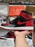 Air Jordan 1 Retro High OG Patent Bred r. 44