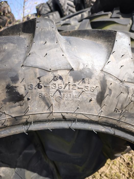 Opona jak Nowa 13.6/12-38 Alliance 13.6 R38 zachodnia wzmocniona