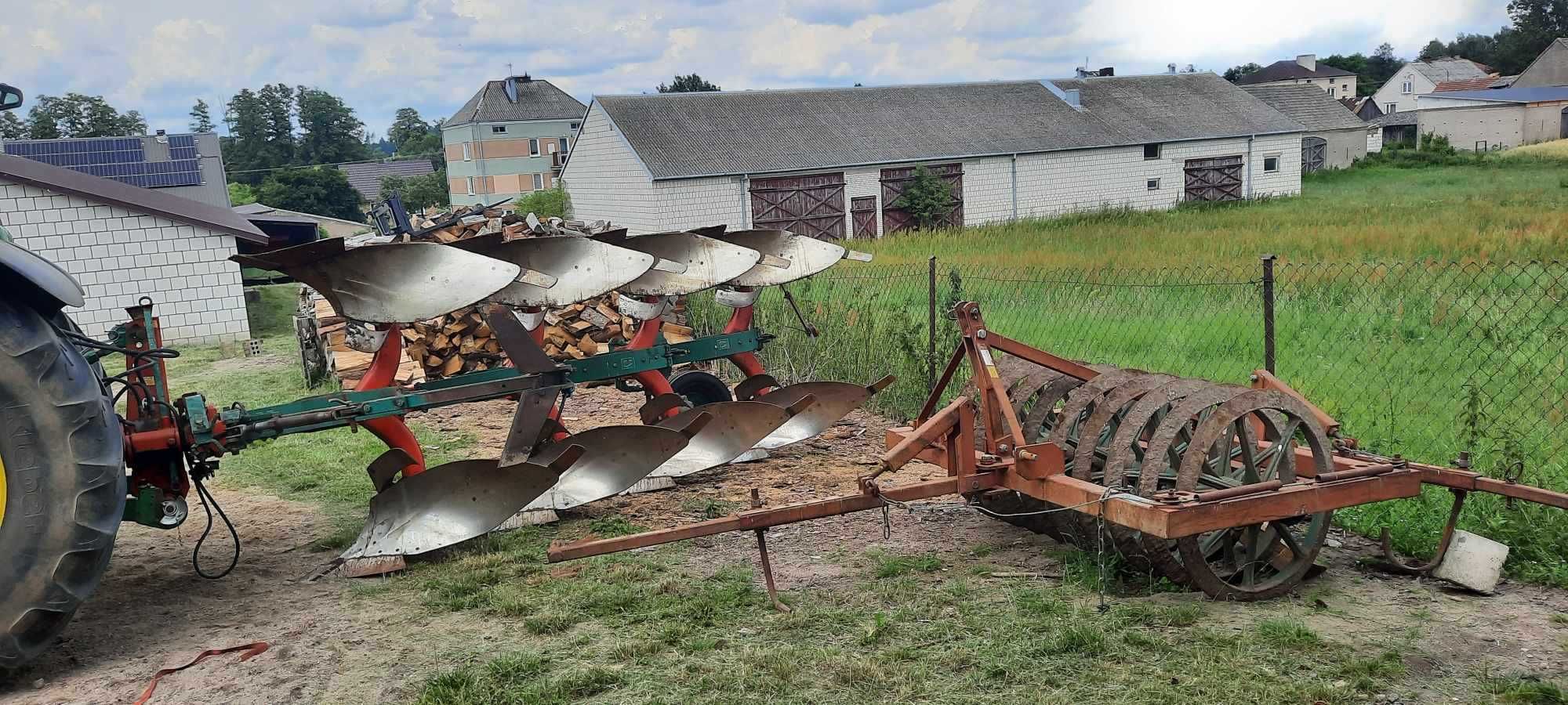 Plug kverneland 4 obrotowy resor z walem pakomat model 100 wieza F160