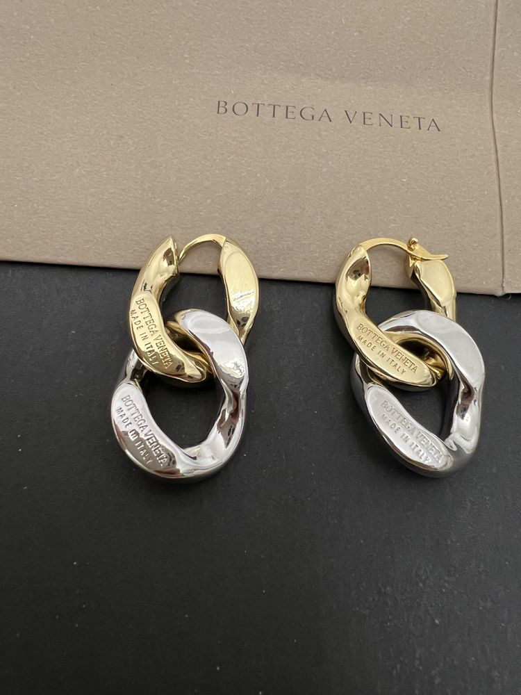 Сережки оригінал Bottega Veheta трансформери серьги