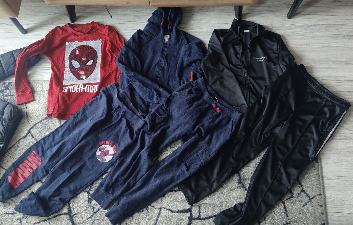 Mega paka na chłopaka 146 152 Marvel adidas nasa kurtka spodnie bluza