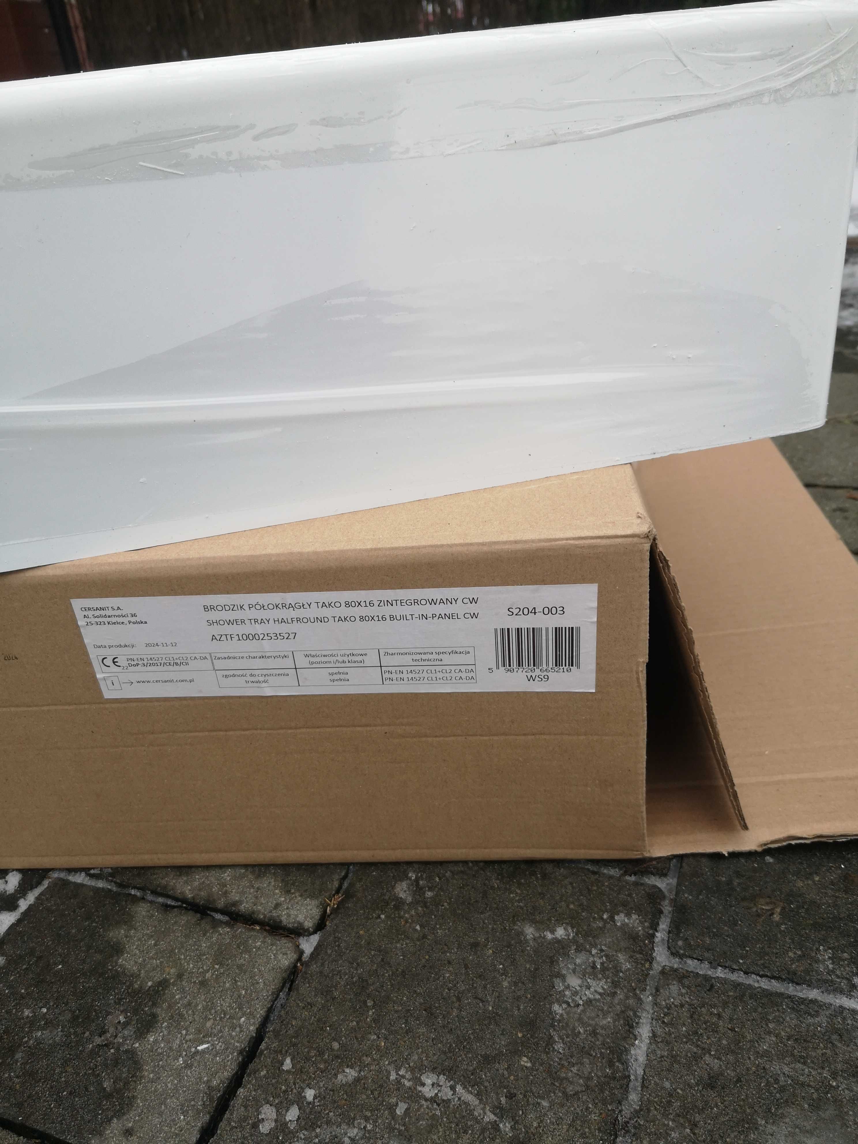Brodzik 80 x 80 Cersanit nowy