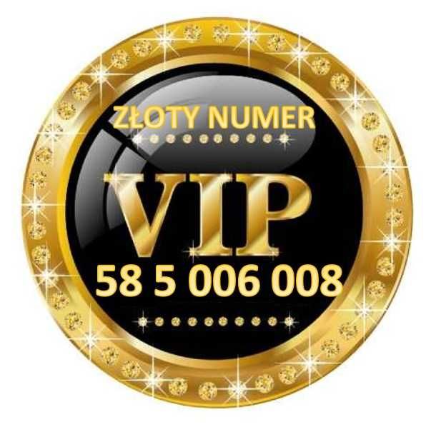 Złoty Numer Stacjonarny 585 OO8 OO6