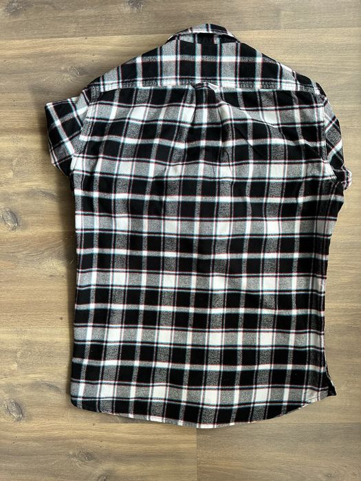 Męska koszula flanelowa w kratkę M