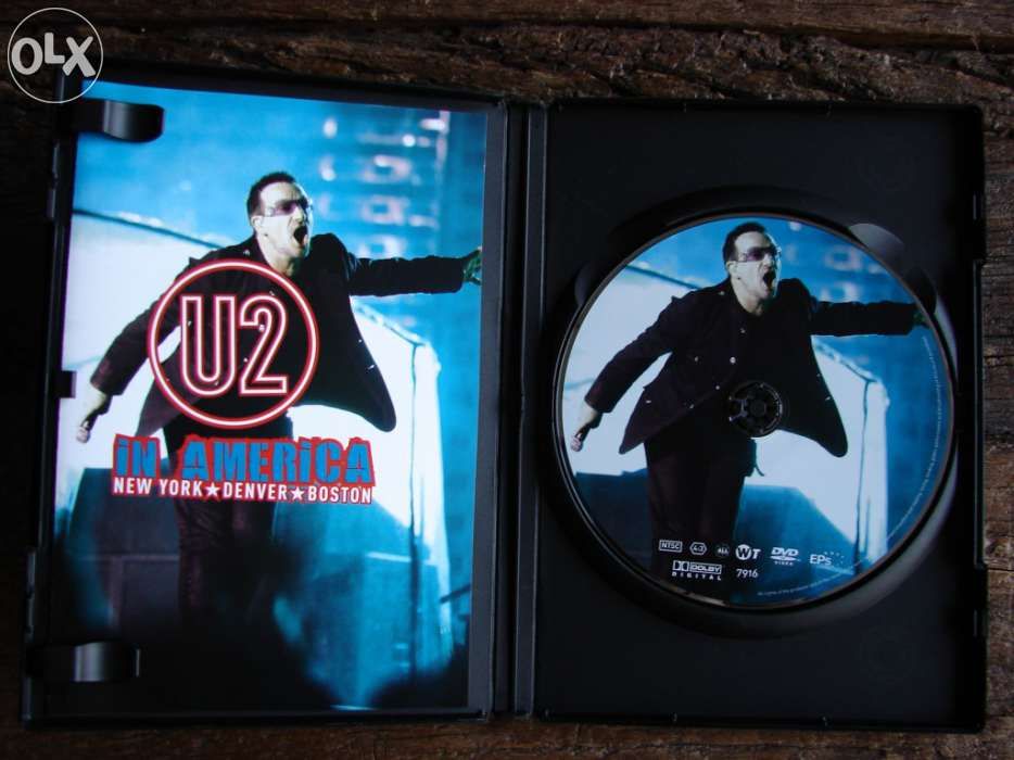 Dvd u2 in america - new york, denver, boston, novo, a estrear