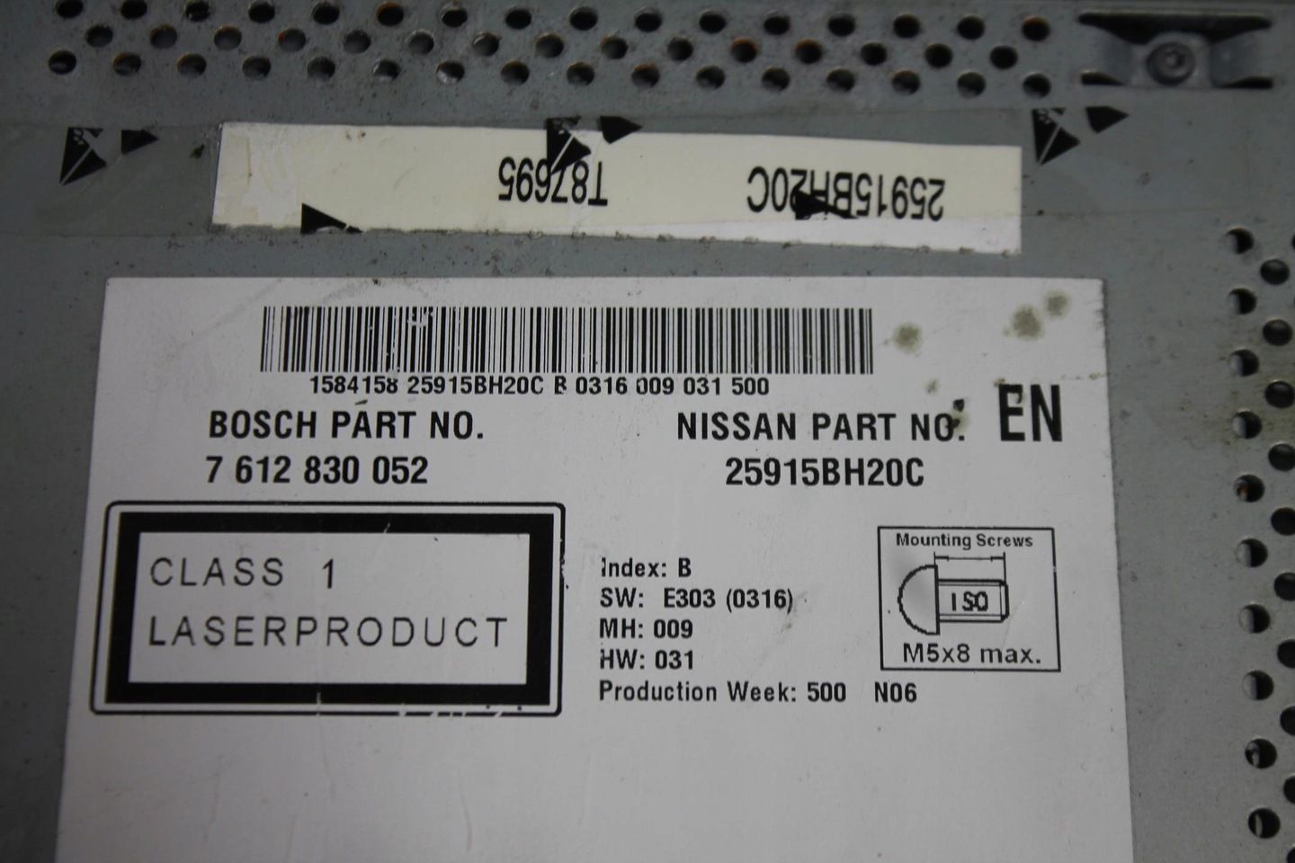 RADIO NAWIGACJA 25915BH20C QASHQAI J10 LIFT 09-13