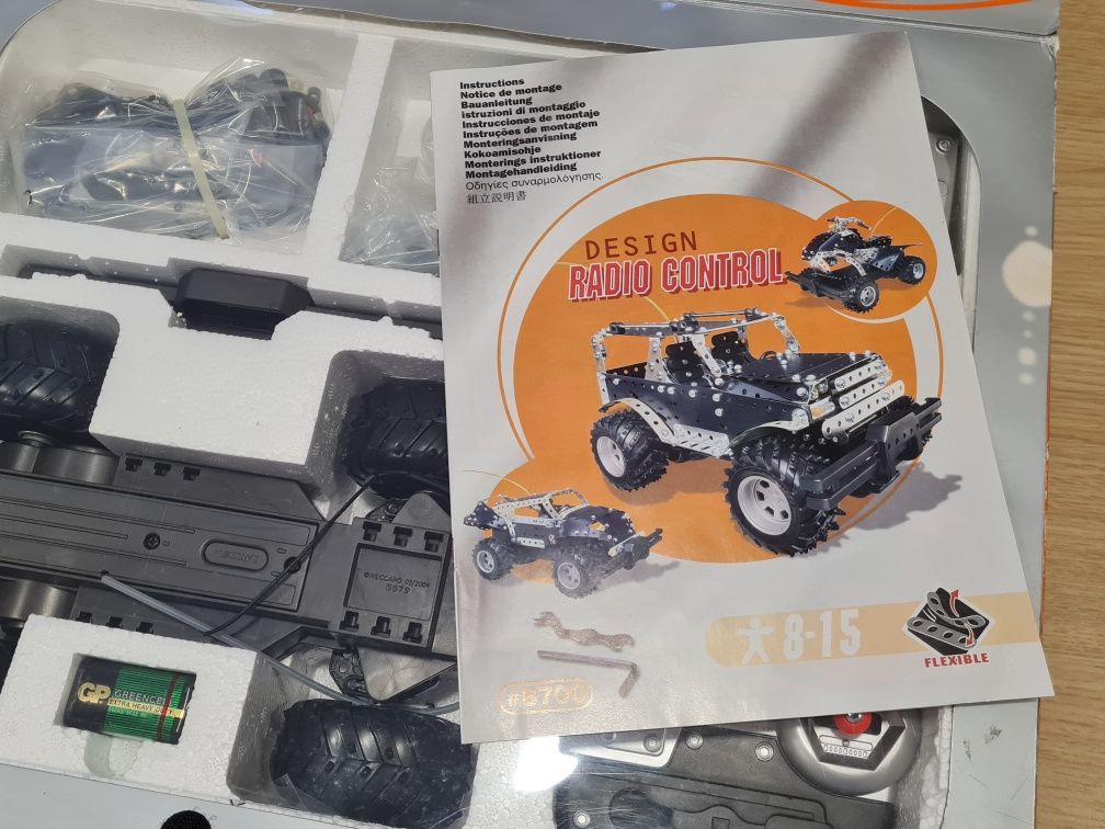 Brinquedo construção Meccano carro jeep Radio Control ref.8700