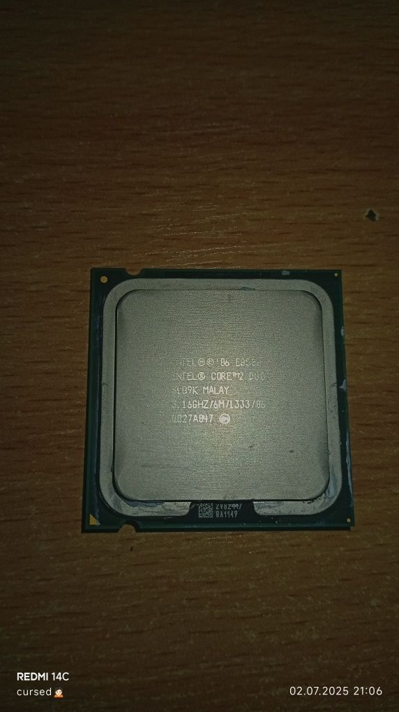 Intel Core2 Duo E8500 SLB9K