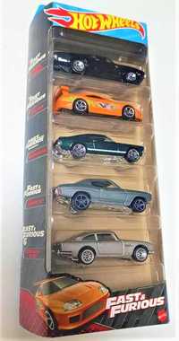 Hot Wheels - Fast & Furious 5-pak 2023, Supra, Charger, Mustang...