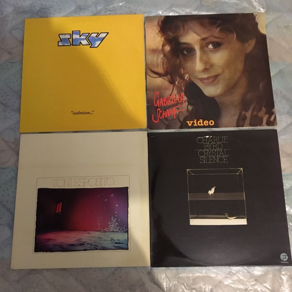 Discos de vinil raros.