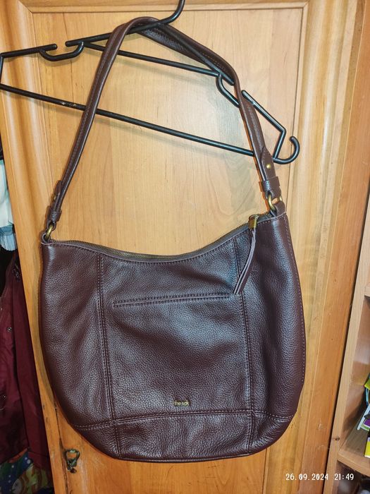 Брендована шкіряна сумка The Sak