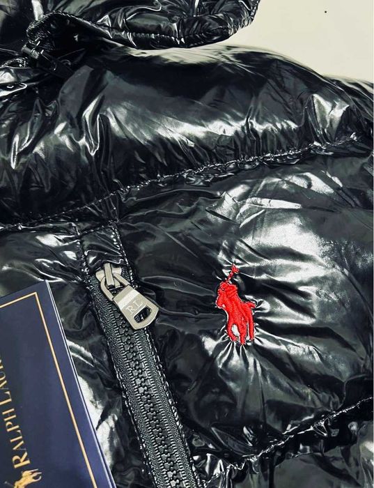 ТОПова Пуховик Куртка Polo Ralph Lauren курточка глянец