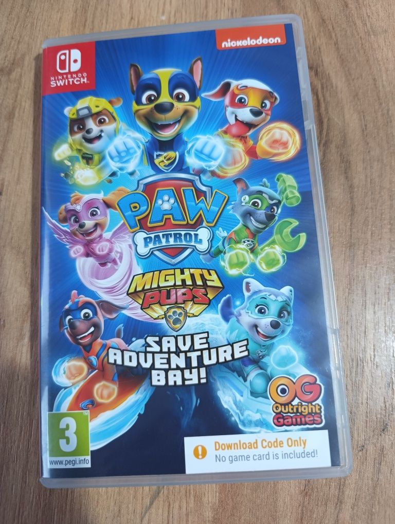 Gra Nintendo Switch Psi Patrol z kodem do gry