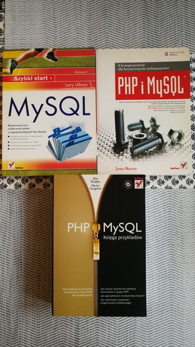 MySQL. Szybki start. Wydanie II, PHP, bazy danych