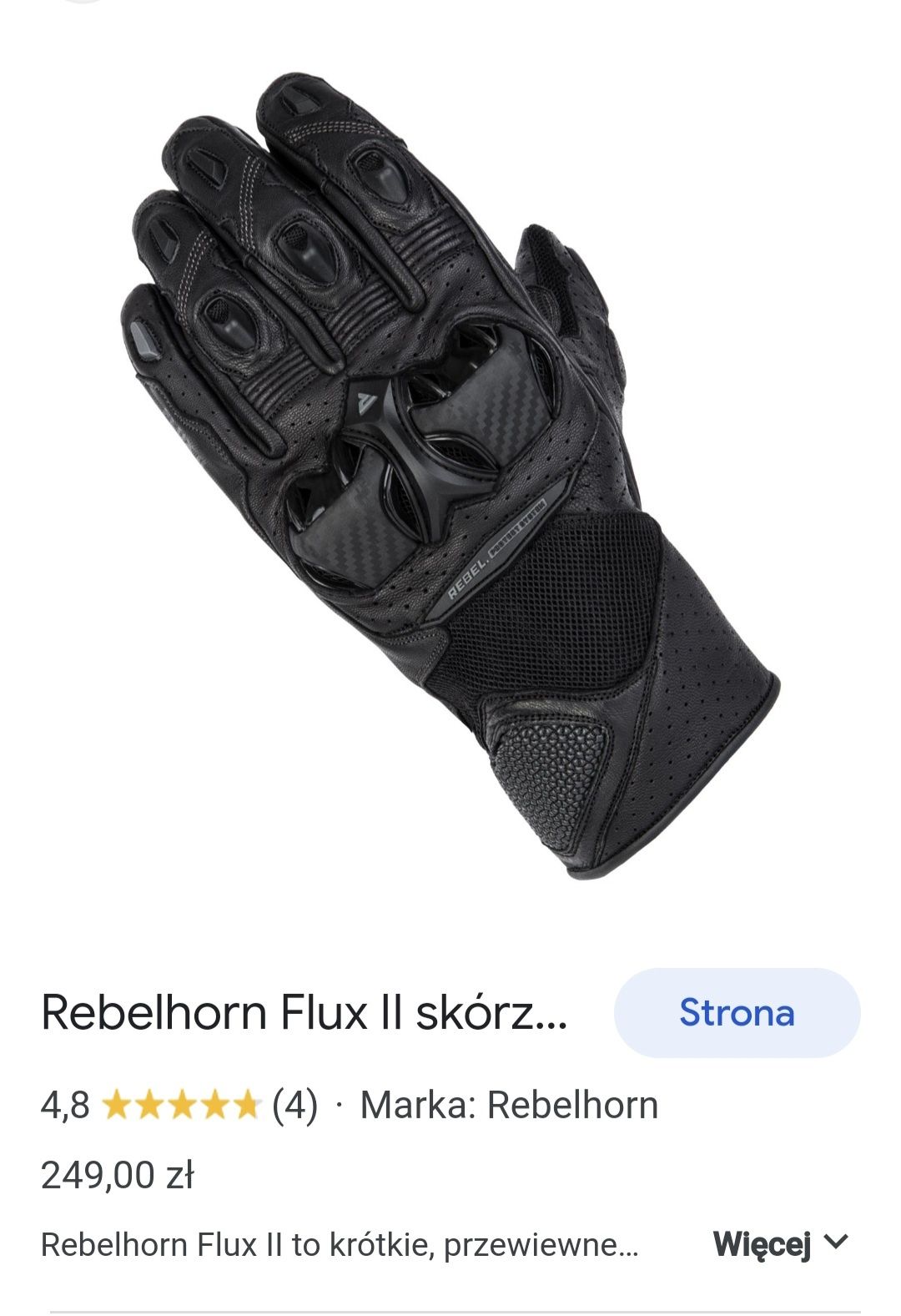 Rękawice Rebelhorn Flux 2