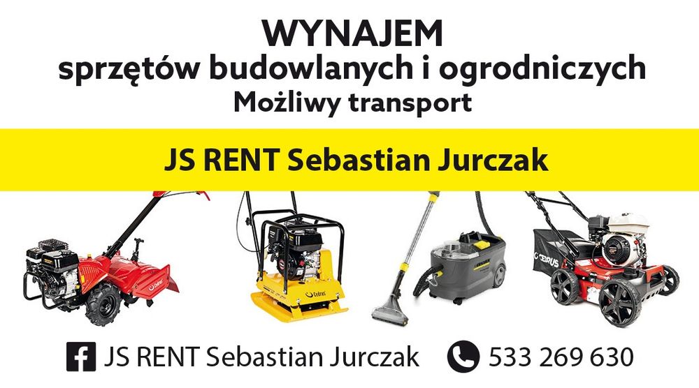 Wynajem wypożyczalnia sprzętu, narzędzi budowlanych I ogrodniczych !!!