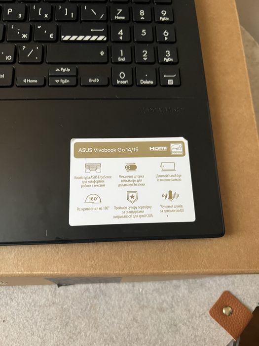 Ноутбук Асус 15.6ʼ 16/1ТБ Asus Vivobook Go 15 E1504FA-BQ755