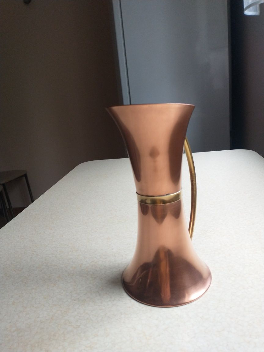Miedziany dzban 22 cm wysokość