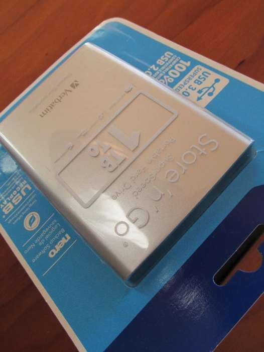 Disco Externo Verbatim Store'n'Go USB 3.0 1TB - 2,5'' (Silver)