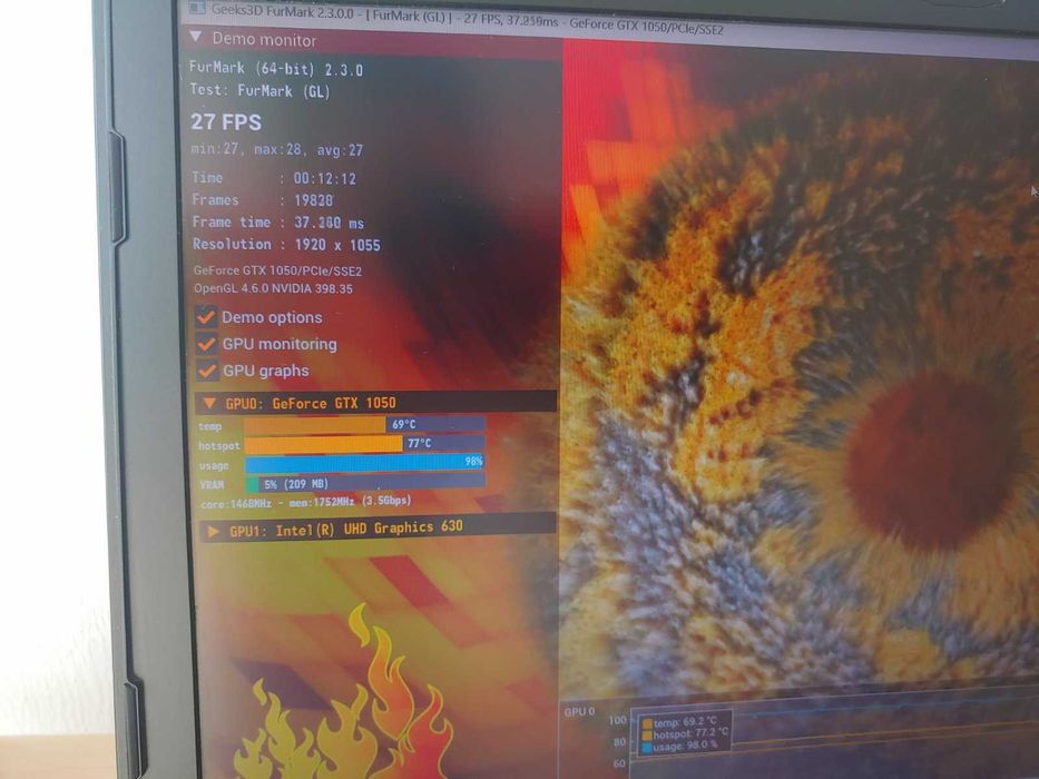 MSI MS-16P6 i5-8300H 2.3Ghz/GTX1050 4Gb/16Gb DDR4/250Gb SSD