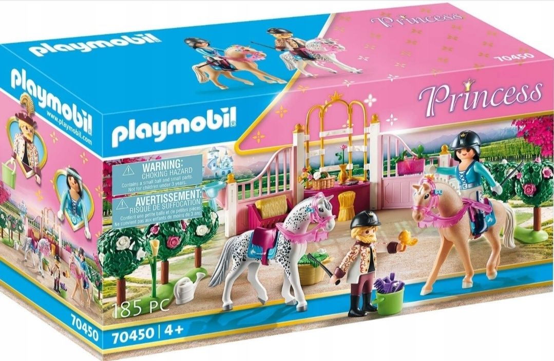 PLAYMOBIL NAUKA Jazdy Konnej W STAJNI Zabawka Dla dziecka + Akcesoria