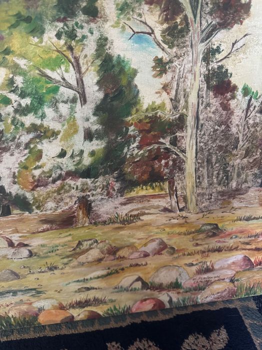 Obraz pejzaż, drzewa