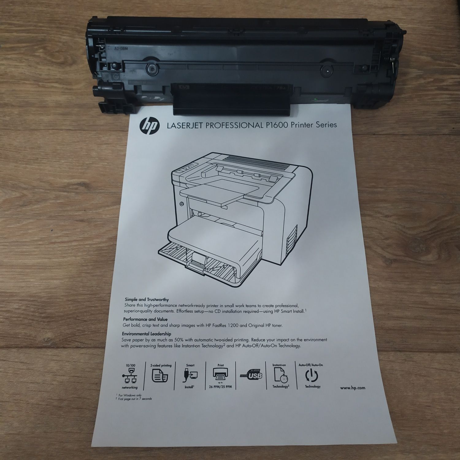 Картридж HP 78A, принтер HP LaserJet 1606