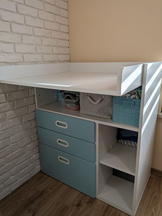 IKEA SMASTAD Stół do przewijania, 90x79x100