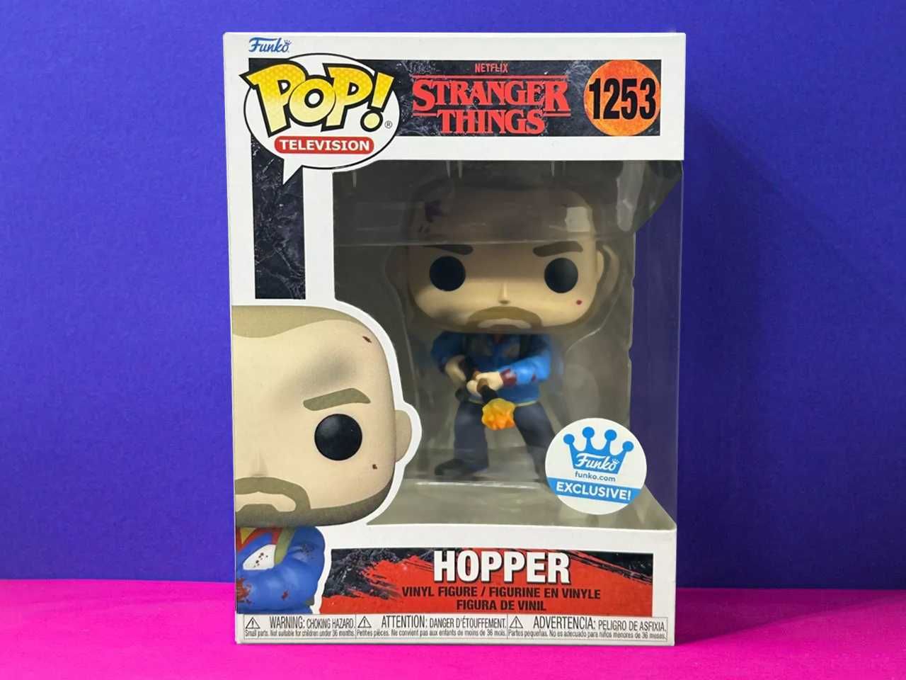 Фигурка Funko Pop Джим Хоппер - Hopper №1253 Очень странные дела Фанко