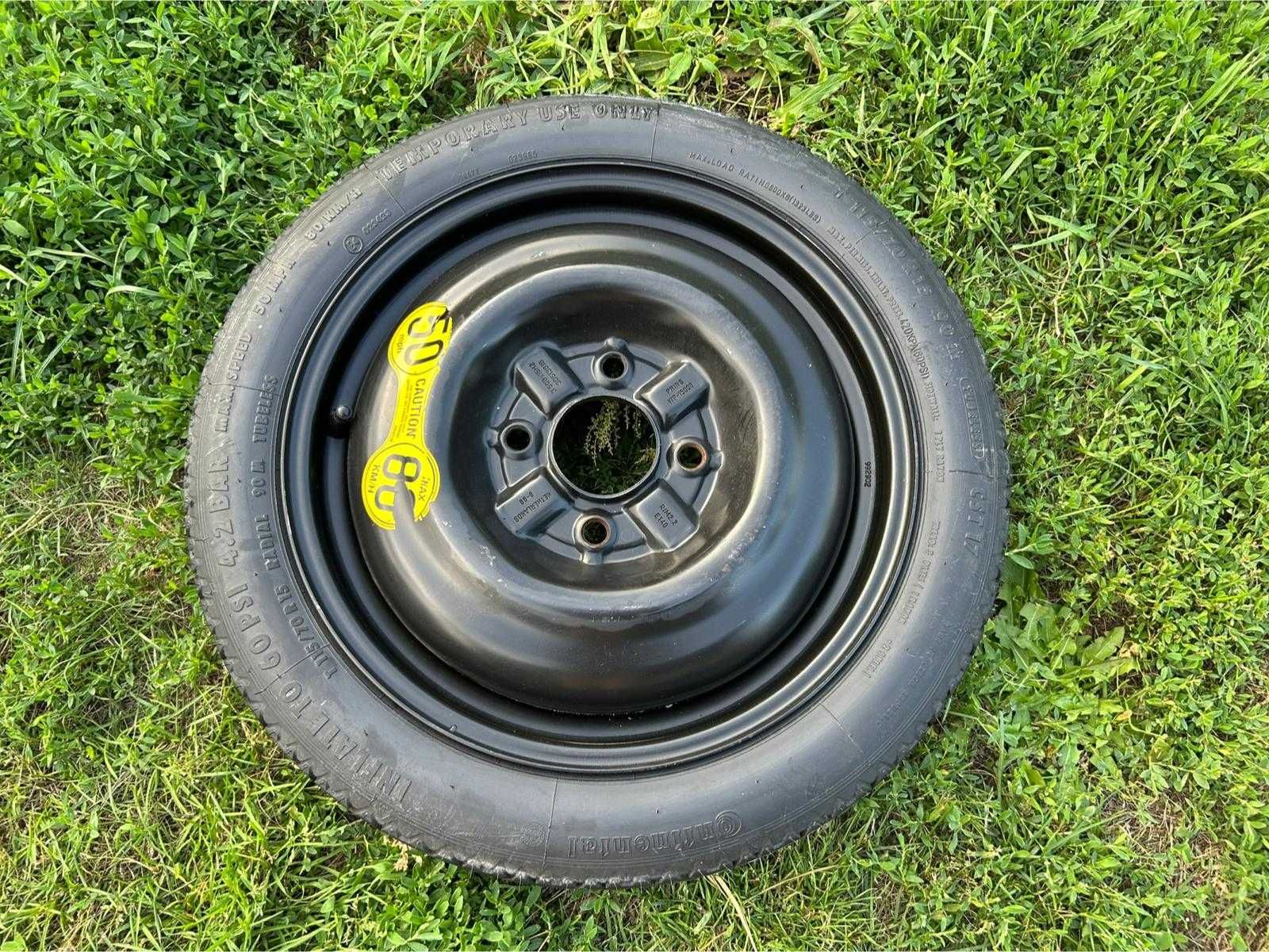 Koło dojazdowe zapasowe Mitsubishi Colt CZ3 115/70 R15