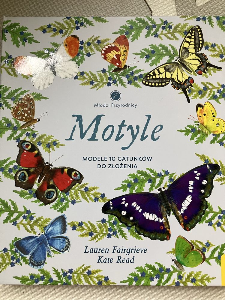Książka Motyle Młodzi Przyrodnicy Modele do złożenia