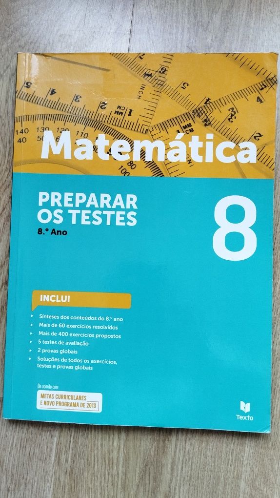 Preparar testes matemática 8 ano