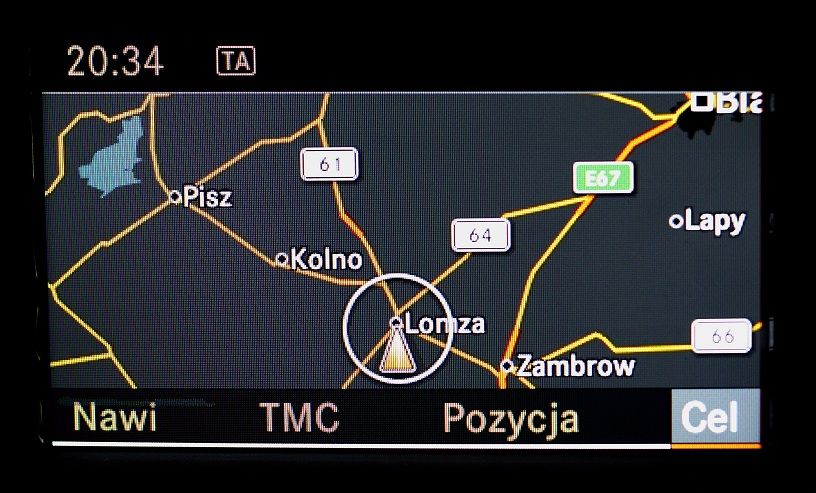 MERCEDES CLS AUDIO 50 APS polskie menu lektor mapa