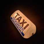 Lampka z napisem TAXI