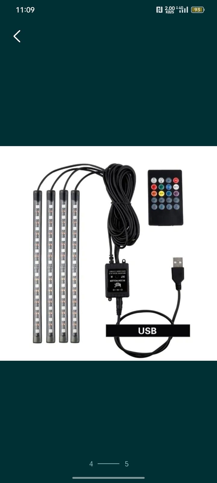 LED's RGB NOVOS para carros