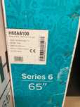 Hisense H65A6100 65" LED 4K Ultra HD Preta - ecrã estalado