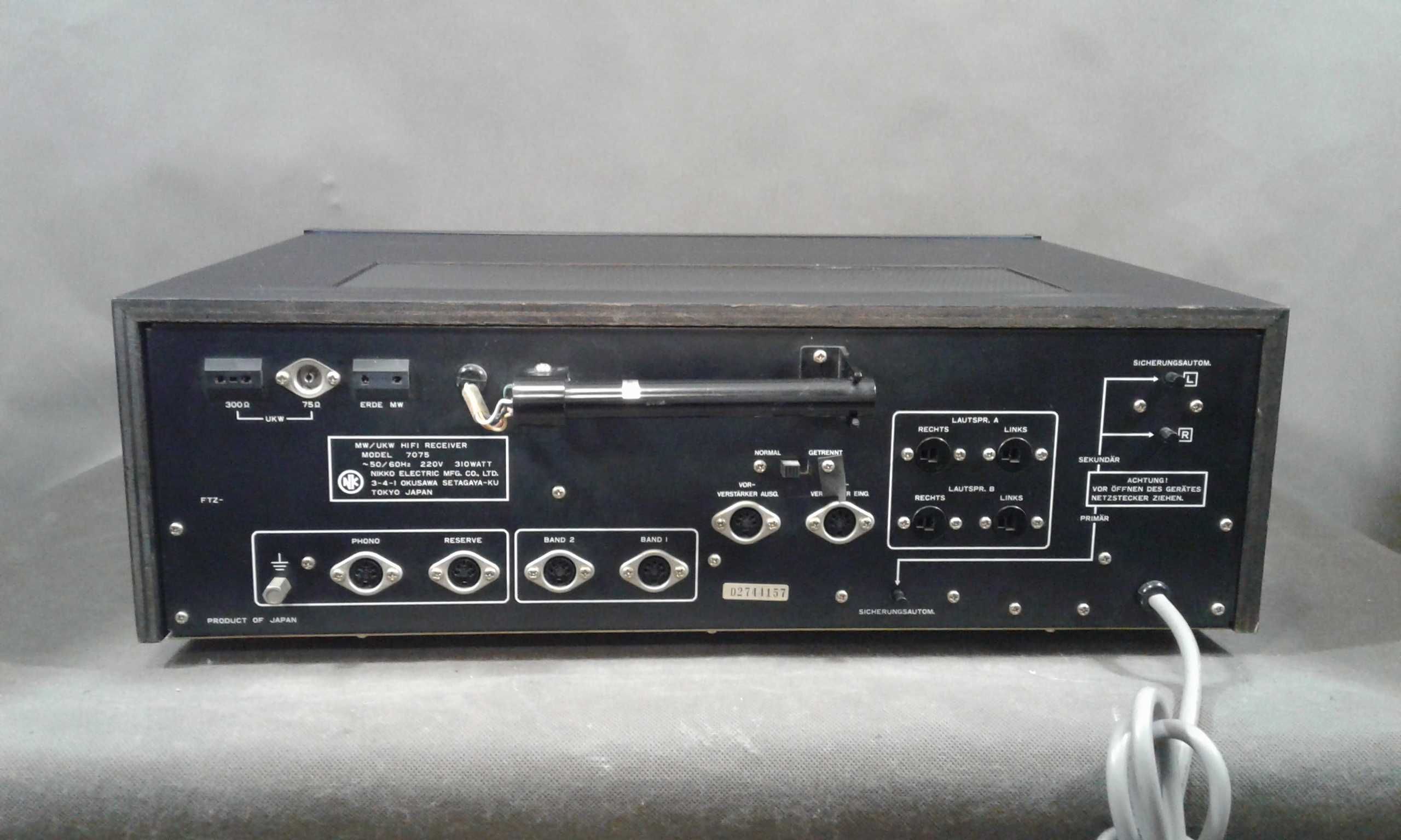 NIKKO 7075,amplituner stereo vintage