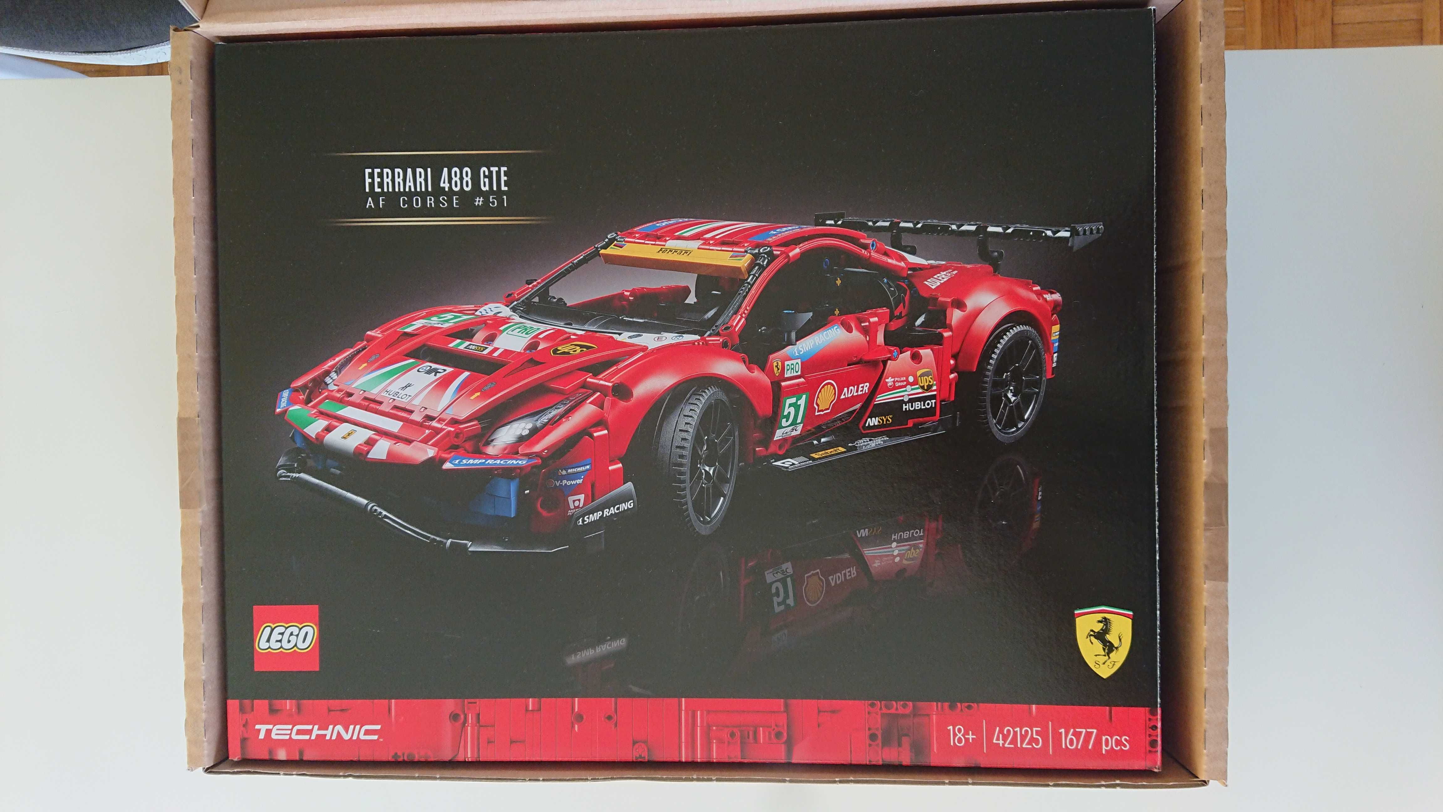 Lego Technic 42125 Ferrari 488 GTE AF Corse #51