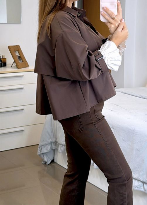 Marynarka , narzutka czekolada uni nowy z metką