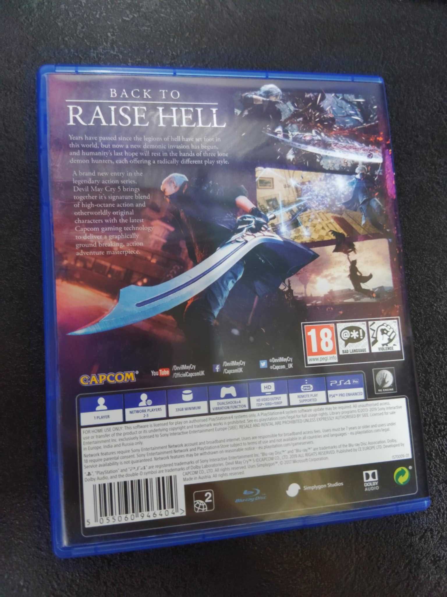 Devil May Cry 5 PS4 Polskie napisy są w grze