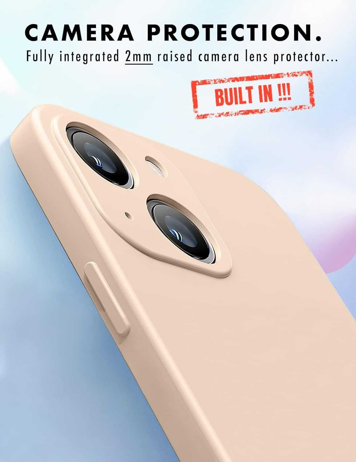 Nowe etui iPhone 14 Plus / obudowa / osłona aparatu / różowa !2968!