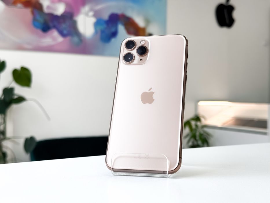 iPhone 11 Pro 256 GB Złota Perelka Jak Nowy 100% bateria Sklep Gwaran