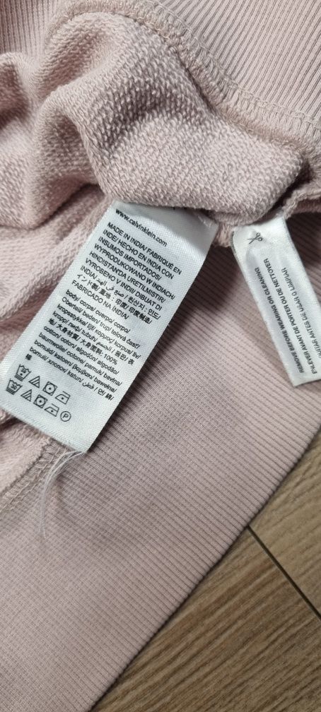 Bluza damska Calvin Klein Jeans, z kapturem, hoodie, na suwak, logo