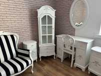 Meble wiryna toaletka glamor shabby chic drewno