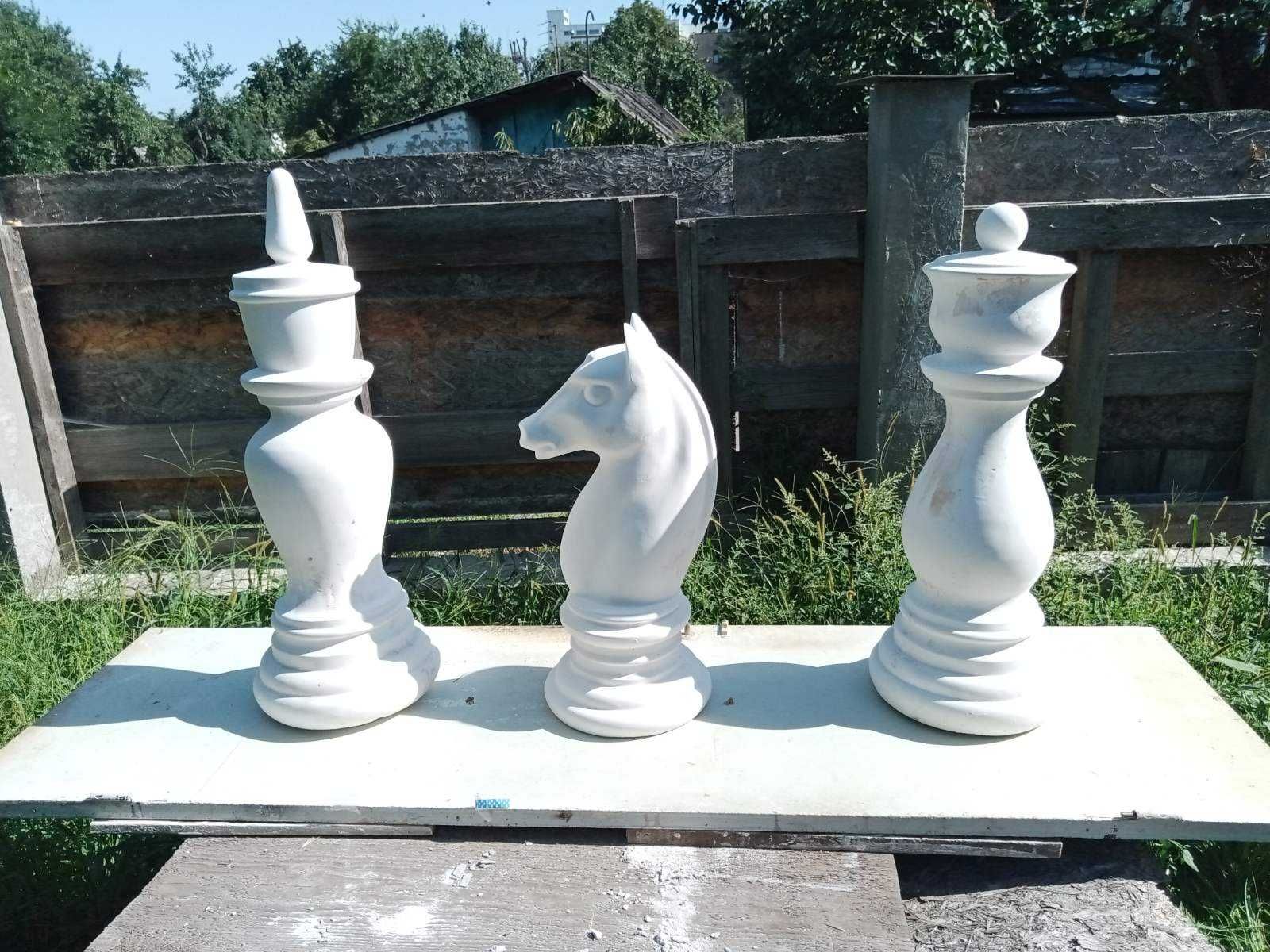 Король Королева Конь шахова фігура велика гипс шахматные фигуры