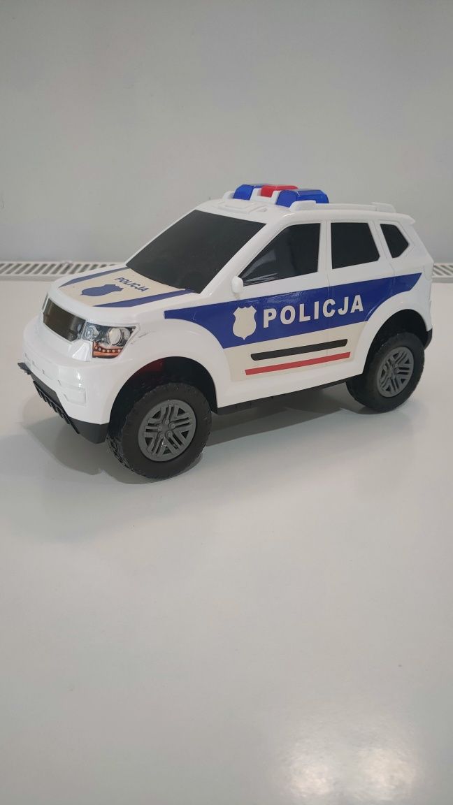 Zabawka radiowóz, policja, 28cm, światło i sygnały dźwiękowe.