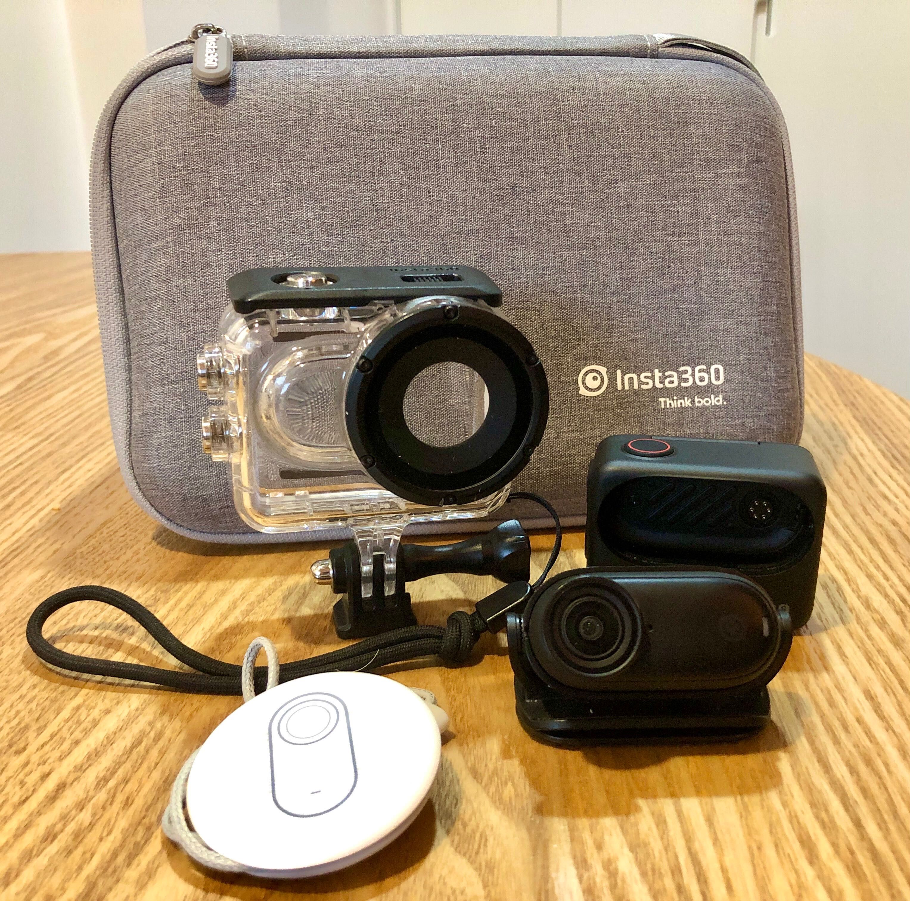 Insta360 Go 3S Action Camera e pacote de acessórios de luxo incluído!
