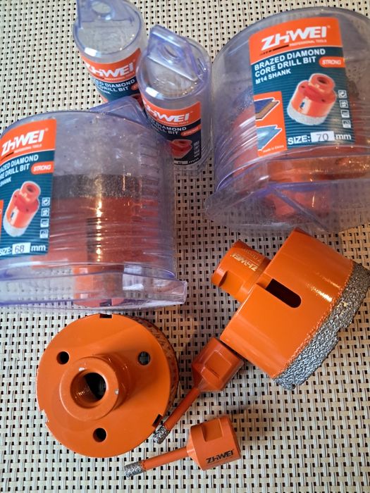 Сверло-коронка на УШМ-(болгарку) керамогранит/мрамор/гранит 6-80 mm