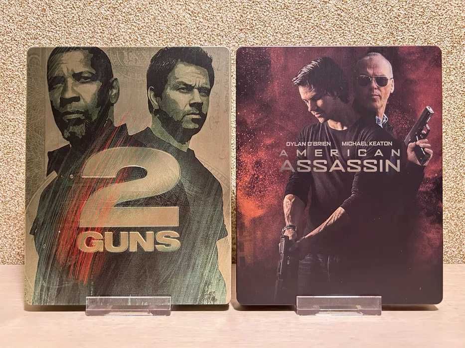 Steelbook Blu-ray Напролом /Петля времени /Саботаж/Игрок